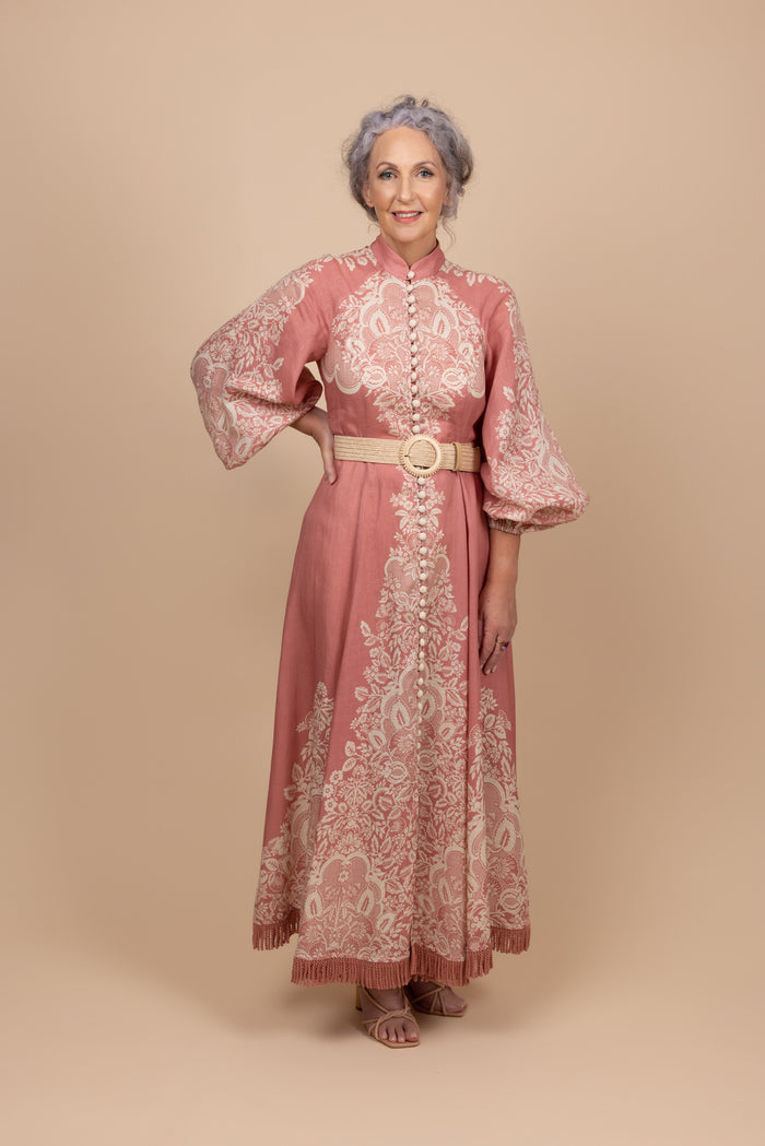 Tea in the Garden | Dress Hire Townsville | Zimmermann Pattie Fringed Midi Dress