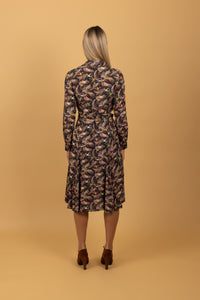 Tea in the Garden | Dress Hire Townsville | Leona Edmiston Frocks Pippa Feather Print Midi Dress