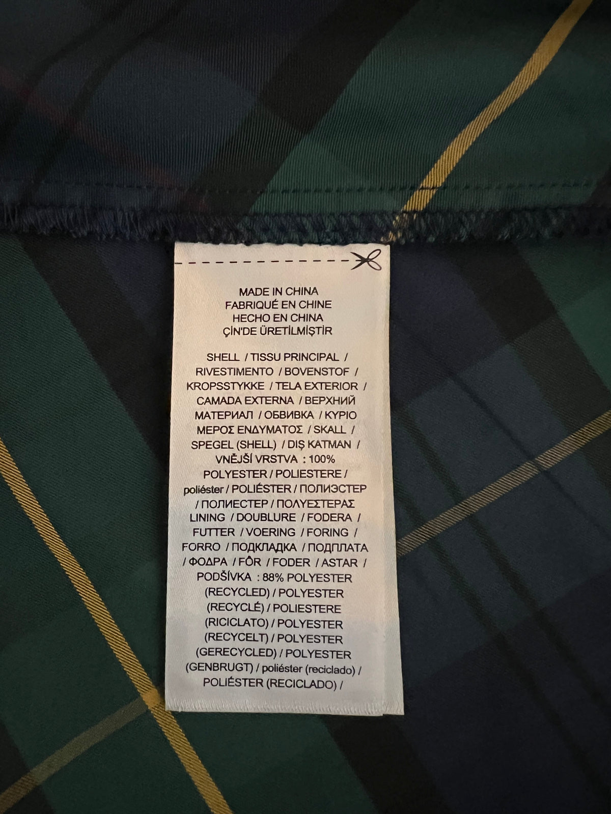 Plaid Tie-Neck Taffeta Cocktail Dress AU 8 | The Sale Rack