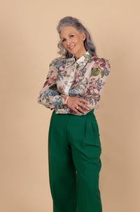 Matchmaker Floral Body Shirt - Tea in the Garden