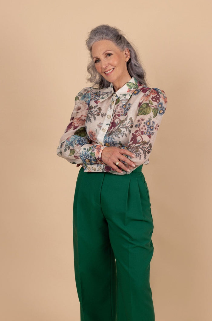 Matchmaker Floral Body Shirt - Tea in the Garden